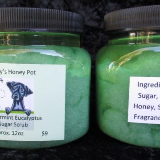 Peppermint Eucalyptus Sugar Scrub made with Raw Honey
