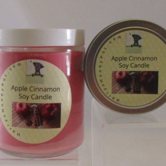 Apple Cinnamon Scented Soy Candle