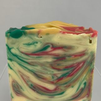 big red christmas spice homemade soap