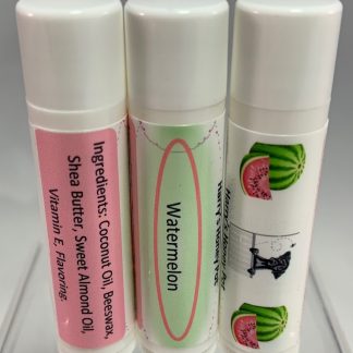 watermelon lip balm homemade with beeswax