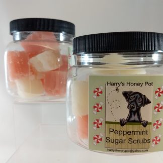 Candy Cane Peppermint Sugar Scrub Cubes