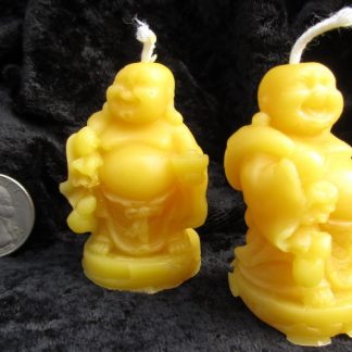 beeswax Buddha candle