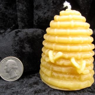 woven rope hive beeswax candle