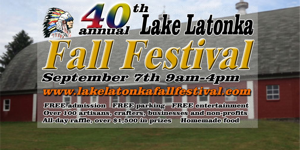Lake Latonka Fall Festival September 7, 2019