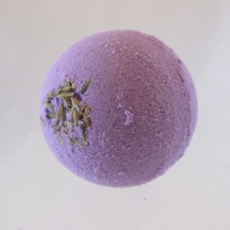 homemade all natural lavender bath bomb