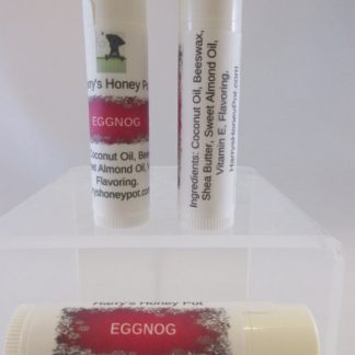 eggnog homemade beeswax lip balm