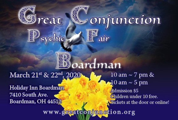 Boardman Ohio Psychic Fair Great Conjunction Expo