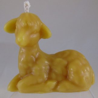 Easter Lamb Beeswax Candle