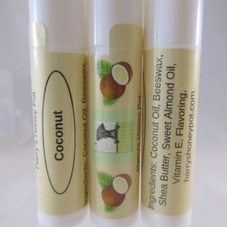 homemade coconut lip balm chapstick makes a great gift idea